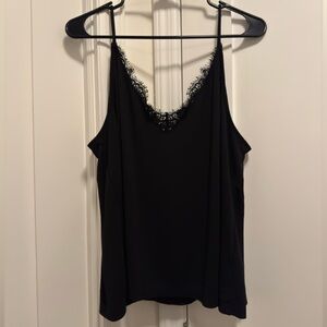 H&M lace trim tank